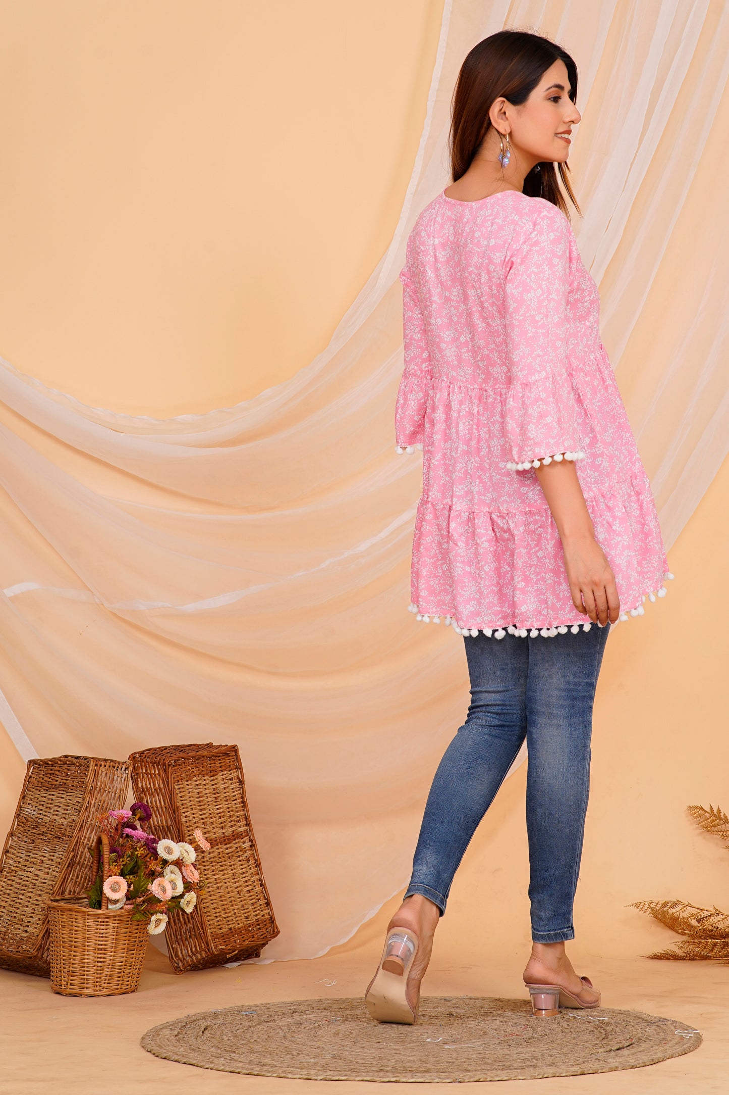 Stylish and Comfortable Rayon Tops - Available in Pink | Sizes S to 3XL